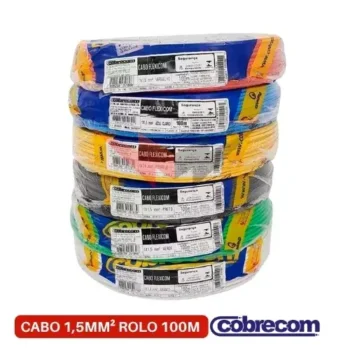 Fio Cabo Elétrico 1.5mm 750V 100M