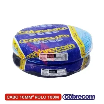 Fio Cabo Elétrico 10mm 750V 100M
