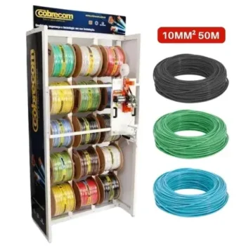 Fio Cabo Elétrico 10mm 750V 50M