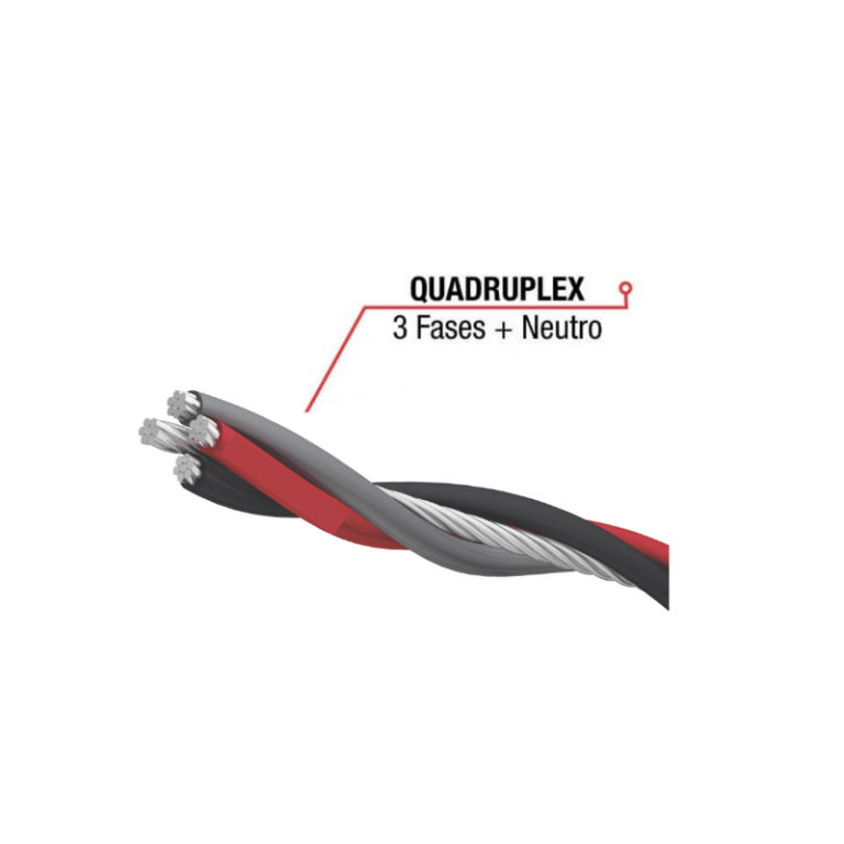 Cabo de Alumínio Quadruplex 16mm Nú - Mega Cobre Fios e Cabos Elétricos