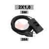 Extensão 2 Tomadas 2x1.0MM 5M 20A