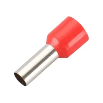 Terminal Ilhós Simples 10mm Pré-Isolado - Vermelho