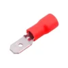 Terminal Macho 0.50 Á 1.5MM Vermelho Pré Isolado