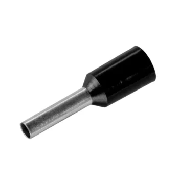 Terminal Ilhós Simples 1,5mm Pré-Isolado - Preto