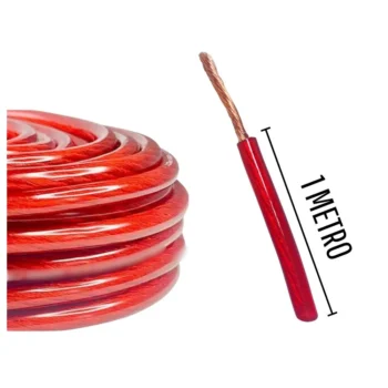 Fio Cabo 10MM Power Para Som Automotivo