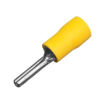 Terminal Pino 4 á 6MM Pré Isolado Amarelo - Conexões a Blocos