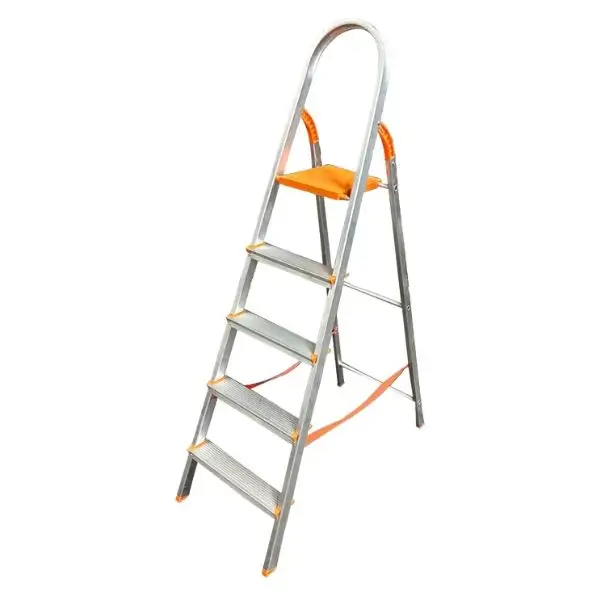 Escada De Alumínio Com 5 Degraus