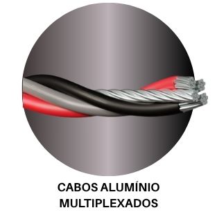 Cabo Multiplexado de Alumínio 0,6/1kV