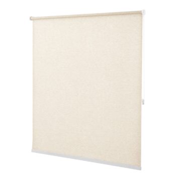 Persiana Rolo Corta Luz Evolux Bloom 140x160 Linho Bege