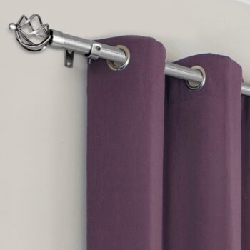 Kit Varão Extensível 160a300cm Ponteira Coroa Cromada - D184588