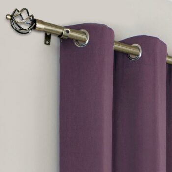 Kit Varão Extensível 120a210cm Ponteira Coroa Ouro Velho - D184580