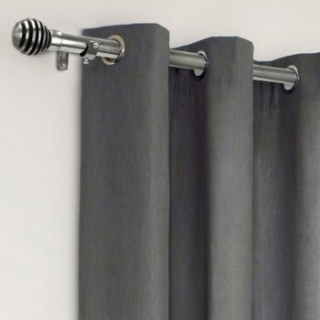 Kit Varão Extensível 160a300cm Ponteira Esfera Cromada - D184591